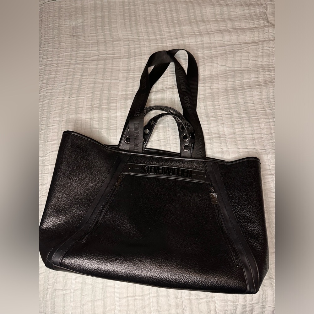 Black Steve Madden Tote Bag